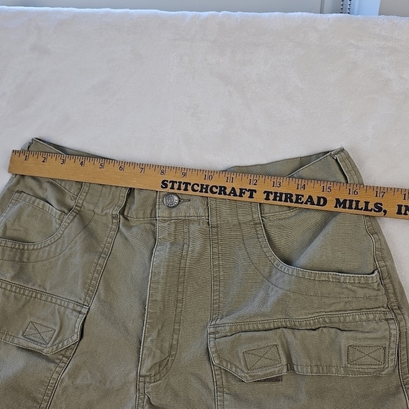 REI Cargo Shorts 34 Men’s Khaki lightweight breathable hiking camp - Picture 2 of 10